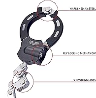 Vista 3 de Candado para Scooter, Candado de Cadena de Bicicleta, Candados de Scooter Eléctrico Antirrobo para Scooter Eléctrico Segway, Ninebot, Xiaomi, Razor