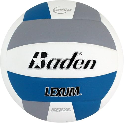 Miniatura 38 de Baden - Lexum - Microfibra compuesta de alta calidad | Balón de voleibol oficial para interiores de la escuela secundaria | 13U a 18U | Tamaño