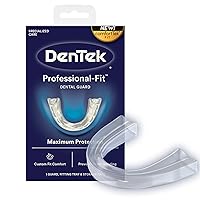 Vista 9 de DenTek Protector dental de ajuste profesional, protector bucal para rechinar dientes por la noche, 1 unidad