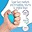 IMPRESA Squishy Stress Balls - Festive Calm Holiday Stocking Stuffer & Fidget Toys - Tear-Resistant Fidgets for Classroom - Pack of 6, Multicolor