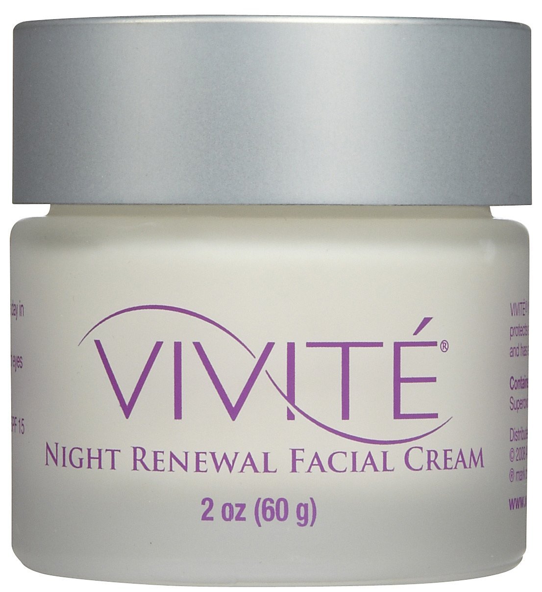 Vivite Night Renewal Facial Cream, 2 oz