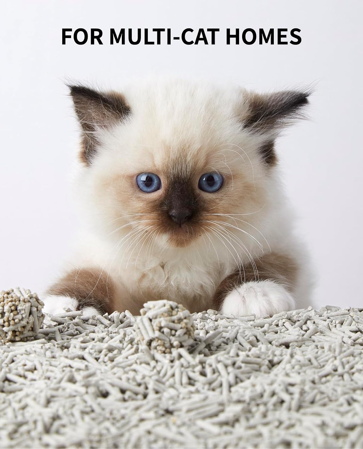 Premium Clumping Cat Litter, 5 in 1 Mixed Cat Litter(14L) 14 litres thumbnail 9
