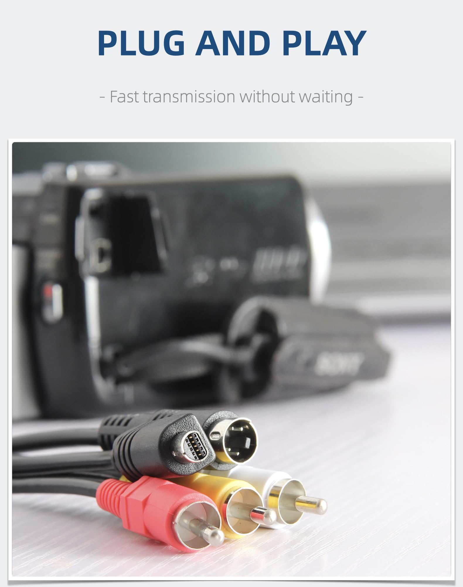 Amazon.com: Awsyhom VMC-15FS Replacement AV A/V TV Video Cable VMC