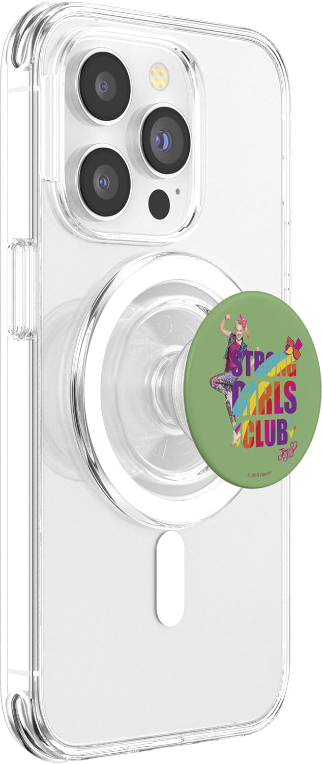 Nickelodeon JoJo Siwa Strong Girls Club Rainbow Flex PopSockets MagSafe PopGrip for iPhone