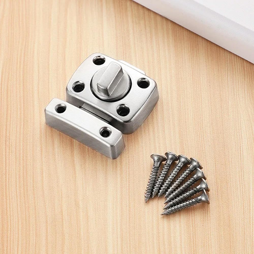 Ydhsikk Small Size A Door Lock Bolt, Zinc Alloy Gate Lock Door Latch Bolt For Sliding Door Toilet Hotel Bathroom Multicolor(Small Size A)
