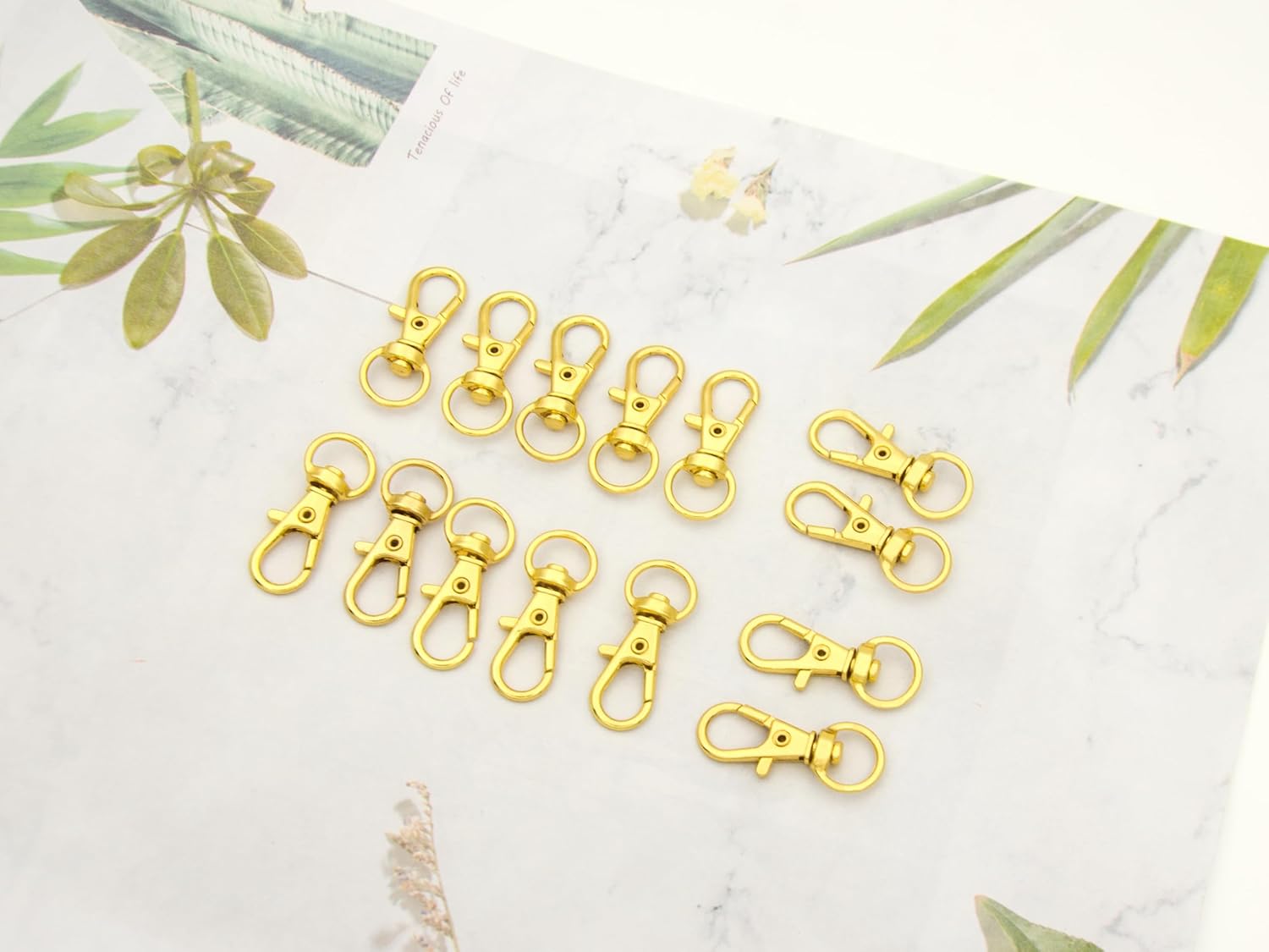 Swivel Snap Hooks Premium Metal Lobster Claw Trigger Clasps for Lanyard Keychain Rings Bag Purse Tag Jewelry Making DIY Crafts - Image 4