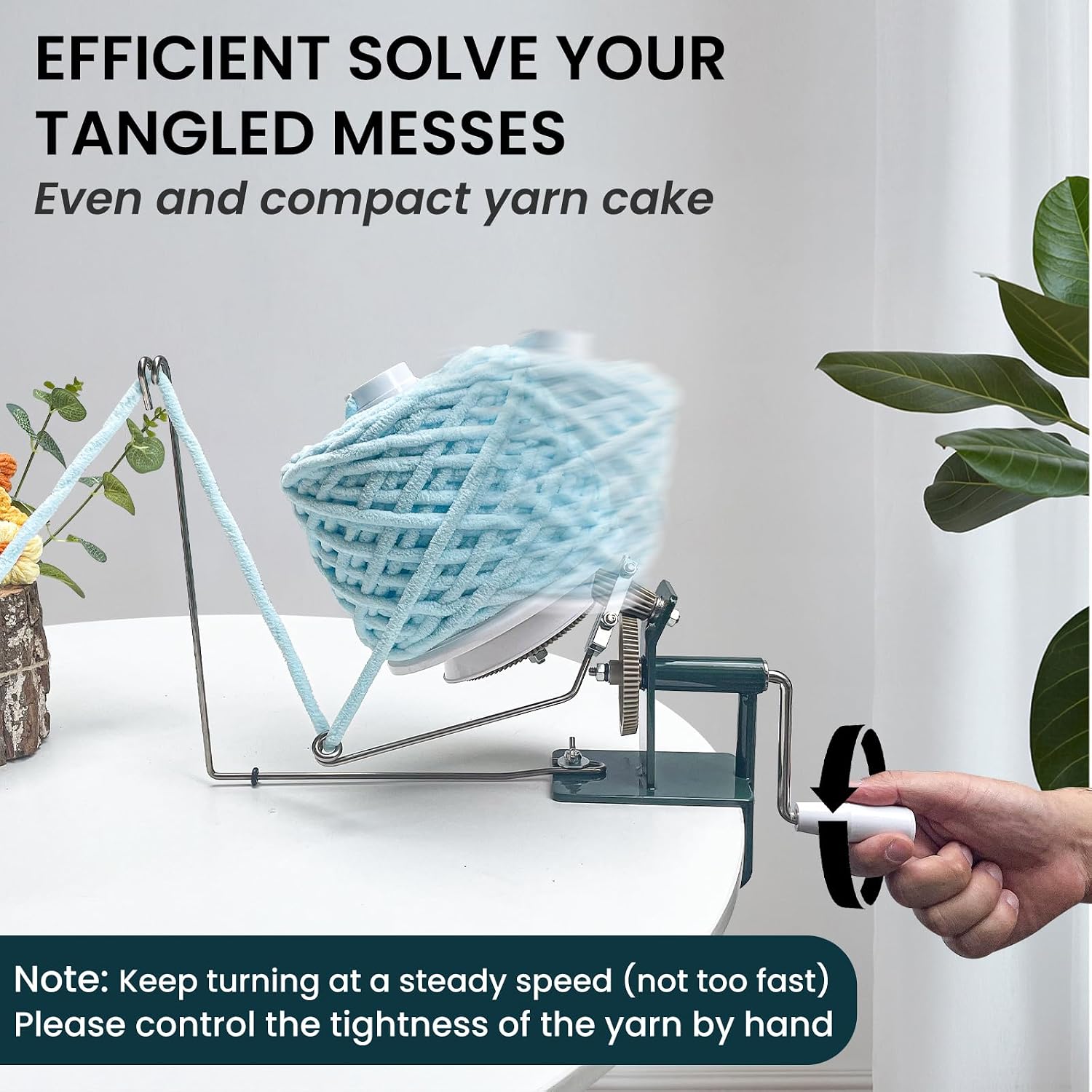 Yarn Winder and Yarn Holder for Crocheting and Knitting image 5