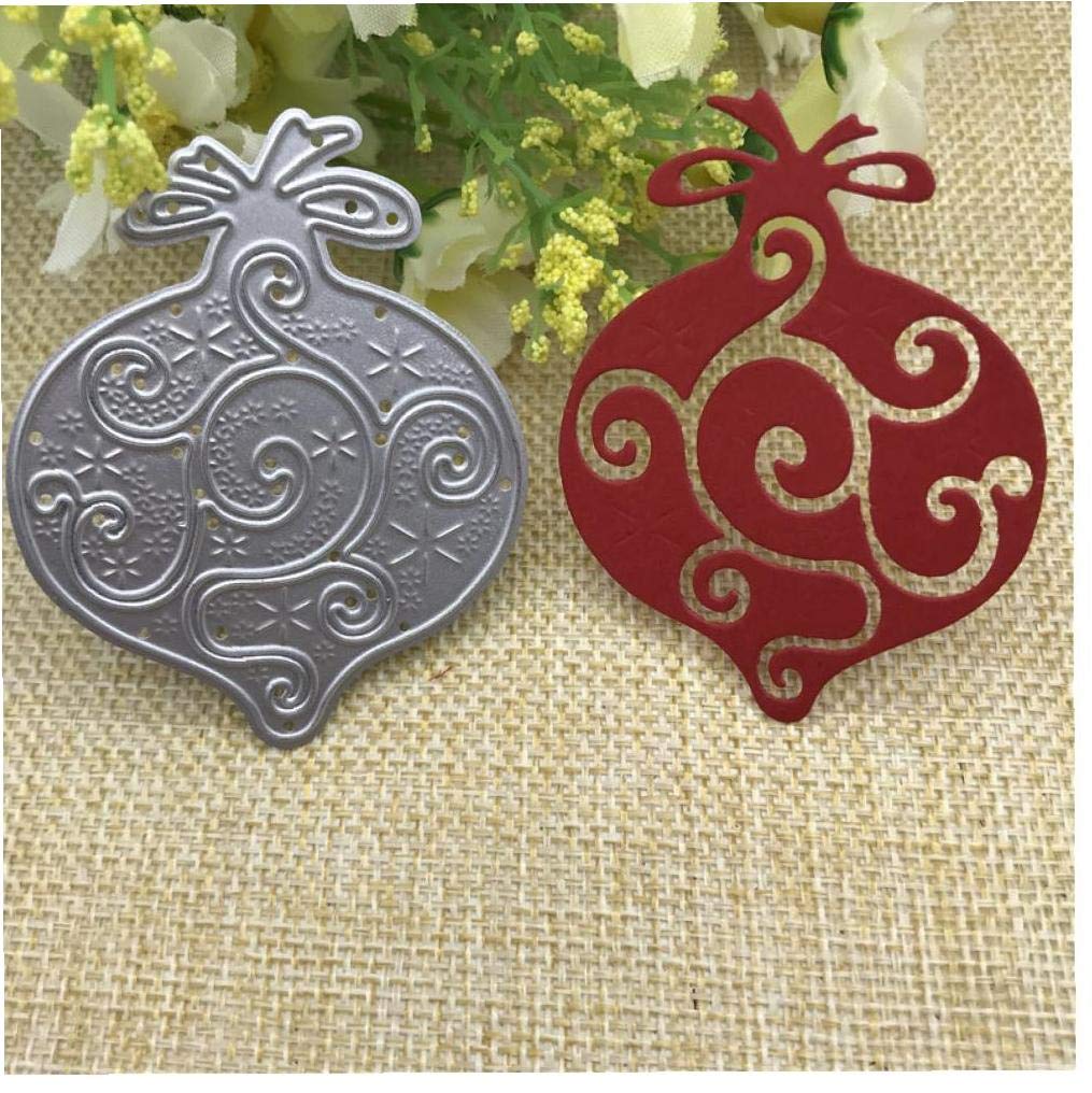 Casecover Silver Christmas Bell Cutting Die Metal Cut Die Stencil Scrapbooking Photo Album Card Paper Embossing Stencils