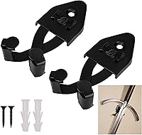 Vista 9 de Mythrojan Soportes de Pared de Metal para Espada Individual Montaje Vertical para Exhibición de Espada Colgador de Pared Ajustable Multifuncional