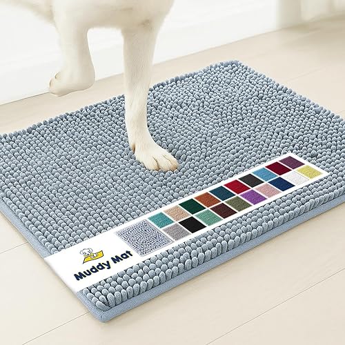Miniatura 46 de Muddy Mat® - Tapete de microfibra superabsorbente para mascotas, antideslizante y lavable, de felpilla, secado rápido, para entrada