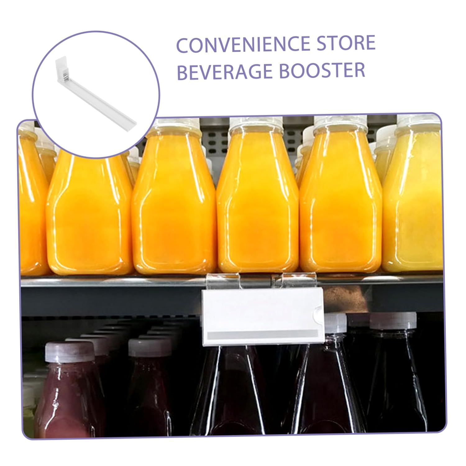 5pcs Drinks Organizer Fridge Soda Can Dispenser for Retail Store Versatile Pusher for Efficient Beverage Display Easy for Use