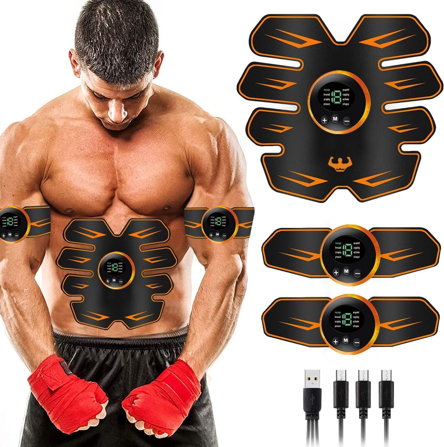 8 Modes Electrostimulateur Queath - Ceinture Abdominale 8 Modes 18 Intensités USB Ceinture Abdominale Electrostimulation Queath 8 Modes Electrostimulateur Queath - Ceinture Abdominale 8 Modes 18 Intensités USB Ceinture Abdominale Electrostimulation Queath
