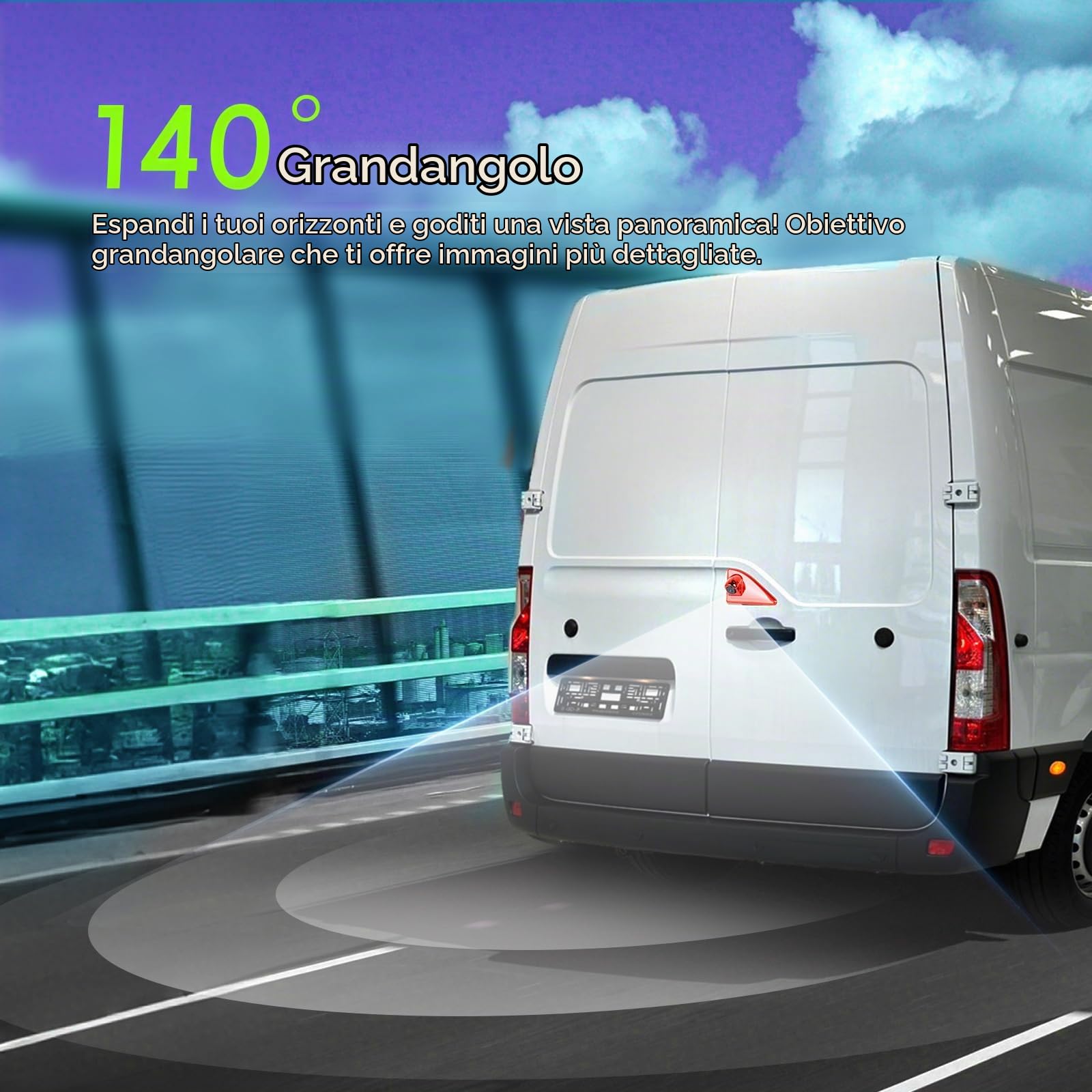 Inefala Telecamera Retromarcia per Renault Master 2010-2016