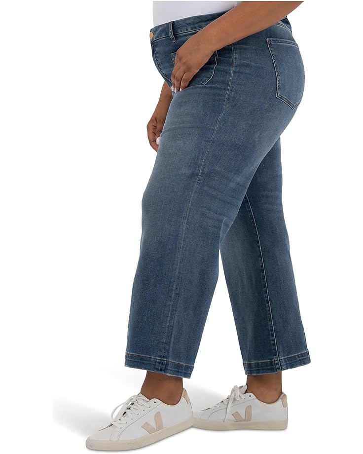 KUT from the Kloth Plus Meg High Rise Wide Leg With Patch Pockets Reg Hem - #2 of 3