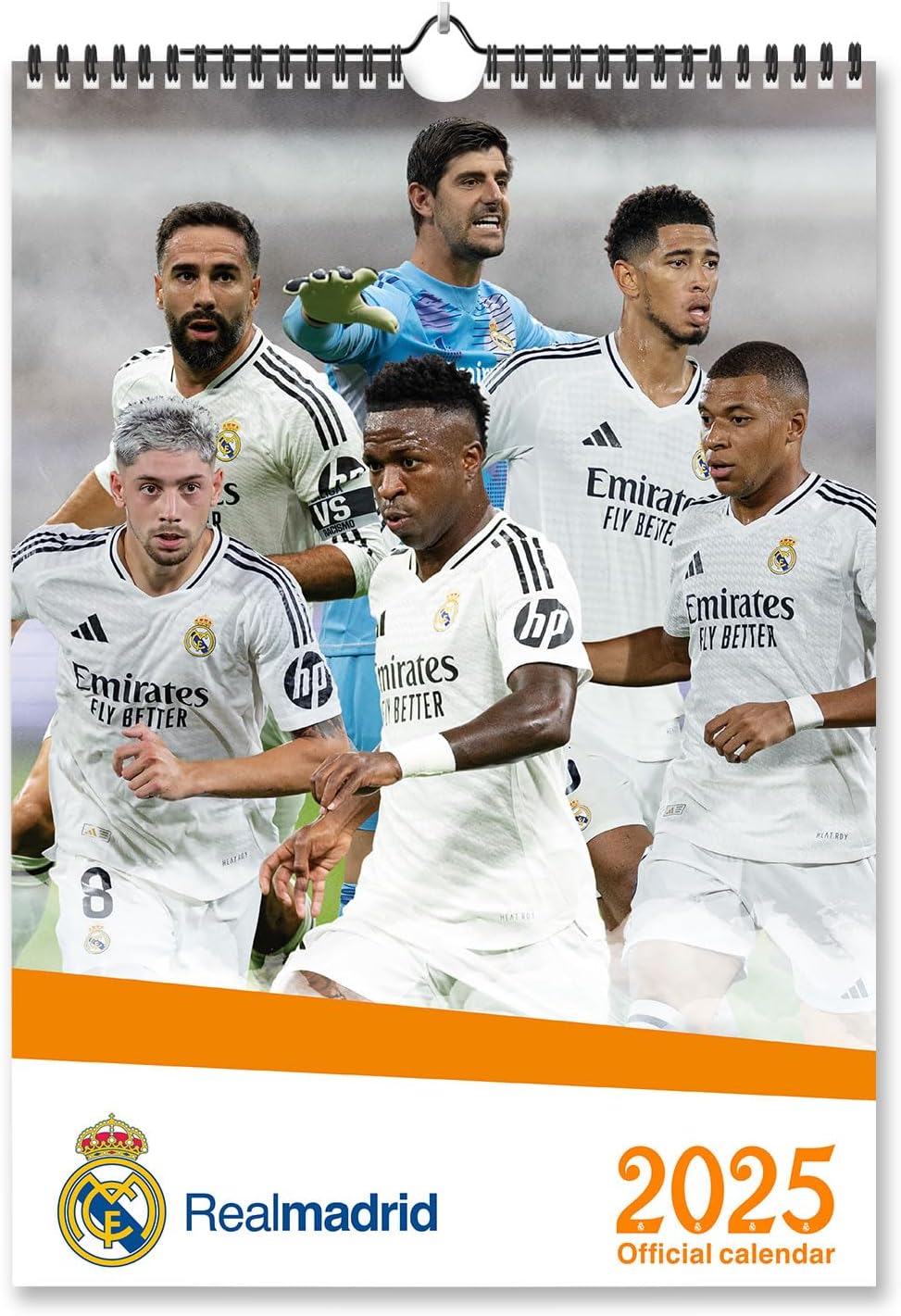 Grupo Erik Wall Calendar 2025 - Real Madrid / A3 Calendar 2025, A3 Wall Planner 2025, Family Planner Calendar 2025 / Football Calendar 2025, Real Madrid 2024-2025