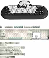 ⭐︎yuu⭐︎ Amazon.com: YUNZII C68 Panda Wireless Mechanical Gaming