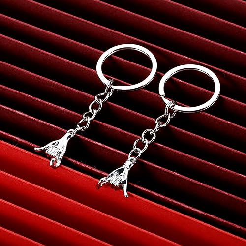 Miniatura 5 de VANLOVEMAC Pinky Promise - Regalo para parejas, regalos a juego para parejas, regalos para novio, novia, mejor amigo, él y ella