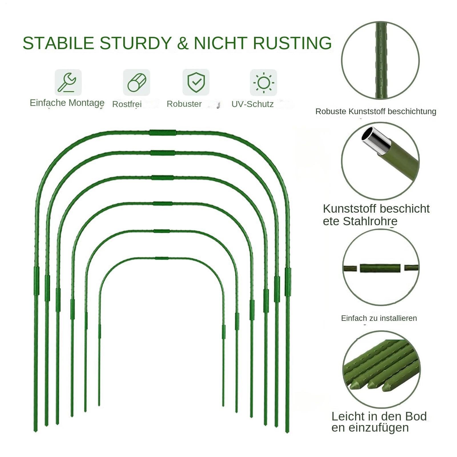 Filet de Jardin pour Bacs Surélevés Lot de Support pour Filet 3 x 10 m