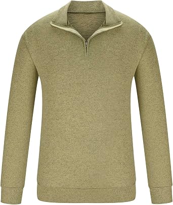 Henley Shirts for Men 2023 Causal Stylish Quarter Zip Pullover T Shirt Spring Long Sleeve V Neck Polo Tee Clothes