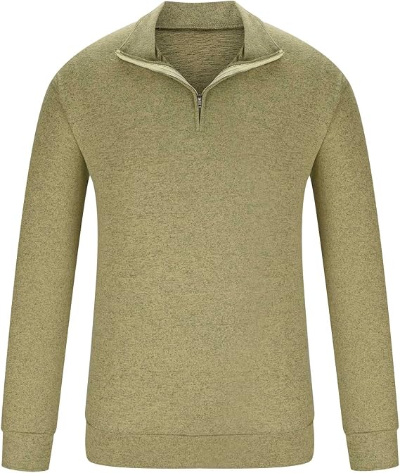 Henley Shirts for Men 2023 Causal Stylish Quarter Zip Pullover T Shirt Spring Long Sleeve V Neck Polo Tee Clothes