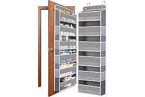 Capacious 6-Tier Over-the-Door Organizer for Uncluttered Living