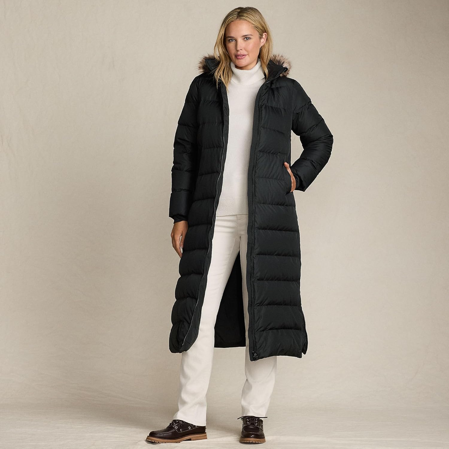 Lands' End Women's Down Maxi Winter Coat