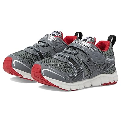 Tsukihoshi Kids Velocity (Toddler/Little Kid) Boys Shoes Gray/Red