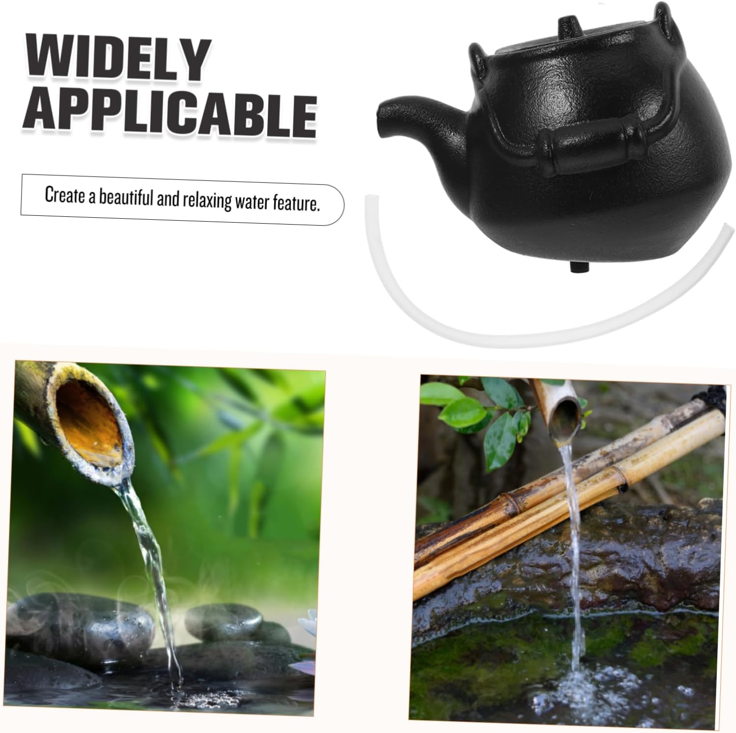1pc Ceramic Fountain Spout Accessory for Outdoor Water Features Water Outlet for Garden and Landscape Decor Easy Installation for Ponds and Waterfalls