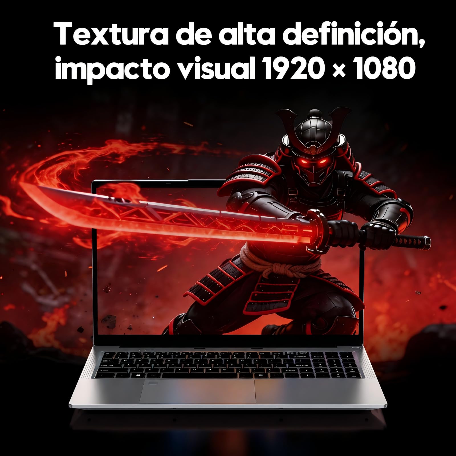 Portátil Gaming 15,6", R7 6800H, 32GB RAM, 1TB SSD, FHD, Win 11