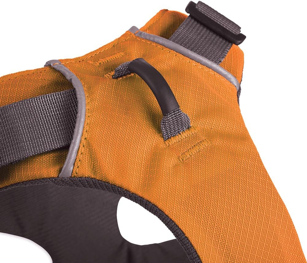 RUFFWEAR, Front Range, Everyday No Pull Dog Harness with Front Clip, Trail Running, Walking, Hiking, All-Day Wear, Campfire Orange, X-Small