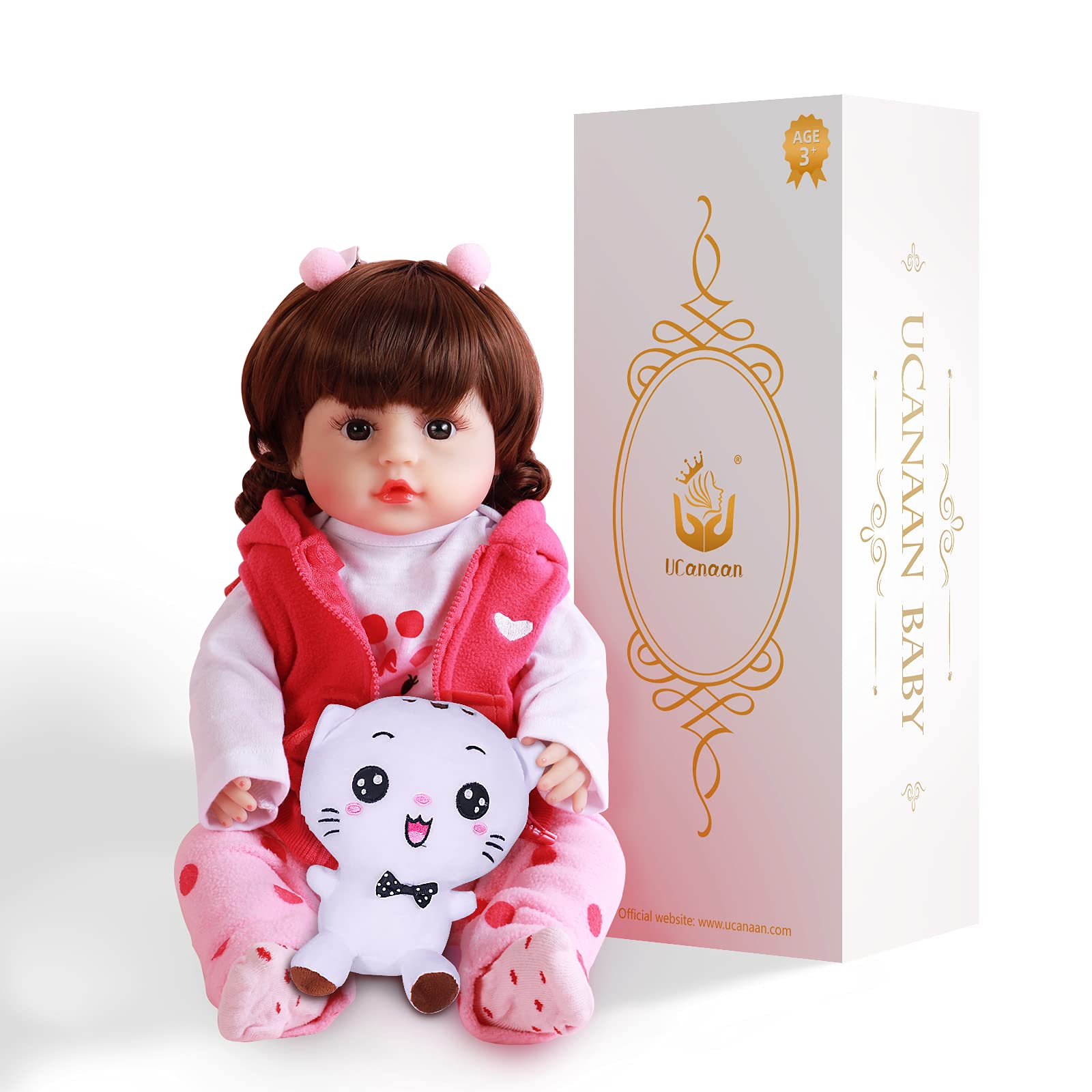 Reborn Doll Baby Doll Kitten UCanaan Reborn Baby Dolls Silicone