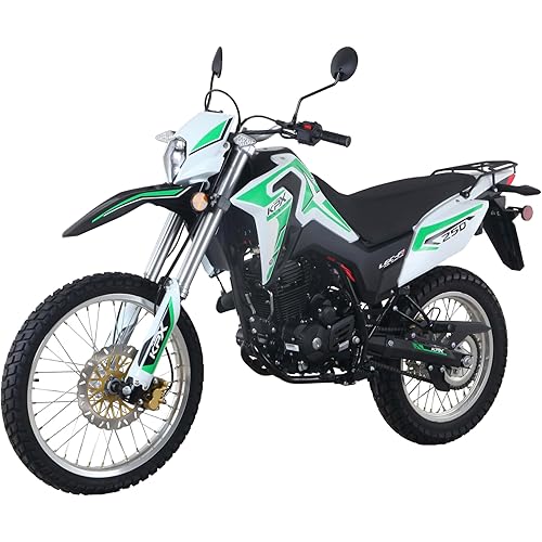 LIFAN KPX 250 Dual Sport Enduro Motorcycle, 2-Year/12,000-Mile Warranty, KLX On-Road & Trail Dirt Bike, LED Lighting, 21/19" Wheels, Fuel-Injected, 6-Speed Manual Transmission, Built by LIFAN