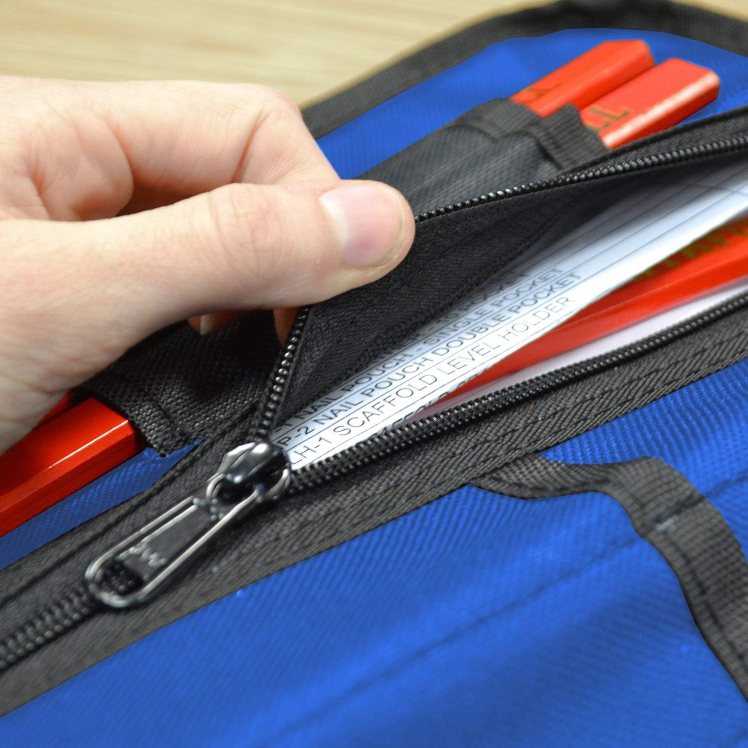 Faithfull FAIBR13 13 Pocket Tool Bit Roll Includes Zip Up Compartment