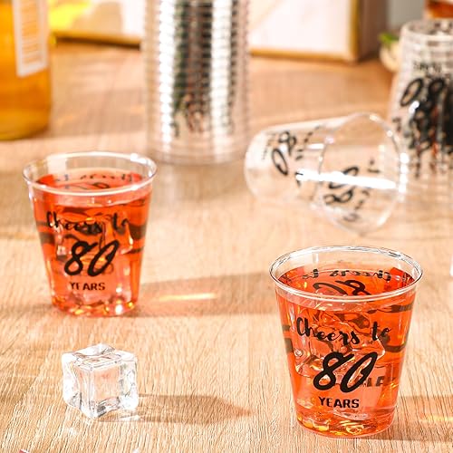 Miniatura 4 de Zubebe 100 vasos de chupito de cumpleaños de 2 onzas, vasos desechables de 2 onzas, regalos de fiesta de cumpleaños para ella y él, mujeres y