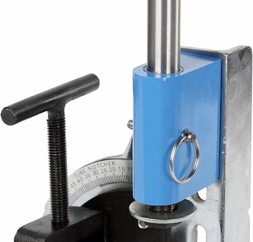 Miniatura 6 de Erie Tools Herramienta de muesca de tubo y tubo para muescas de ángulo de 0-60 grados hasta tubos redondos de 2"