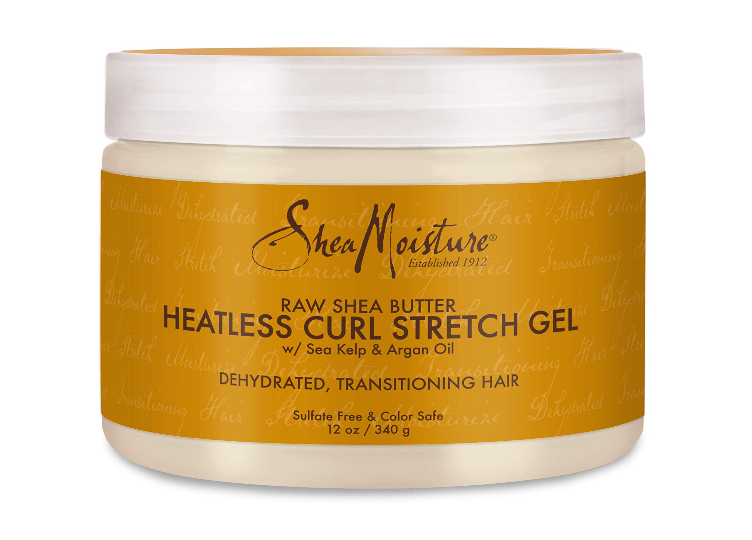 Raw Shea Butter Heatless Curl Stretch Gel by Shea Moisture for Unisex - 12 oz Gel