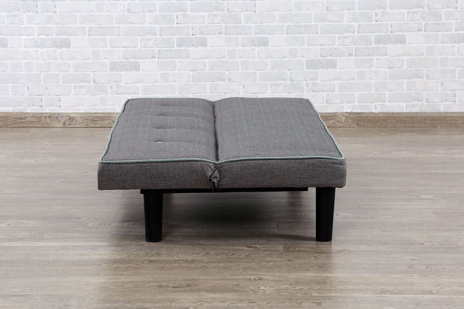 Divano Letto Reclinabile Lucky 2/3 Posti in Tessuto Grigio Ideale per Casa e Ufficio Design Moderno Confortevole Salvaspazio Versatile Divano Trasformabile Soggiorno e Ambienti Compatti