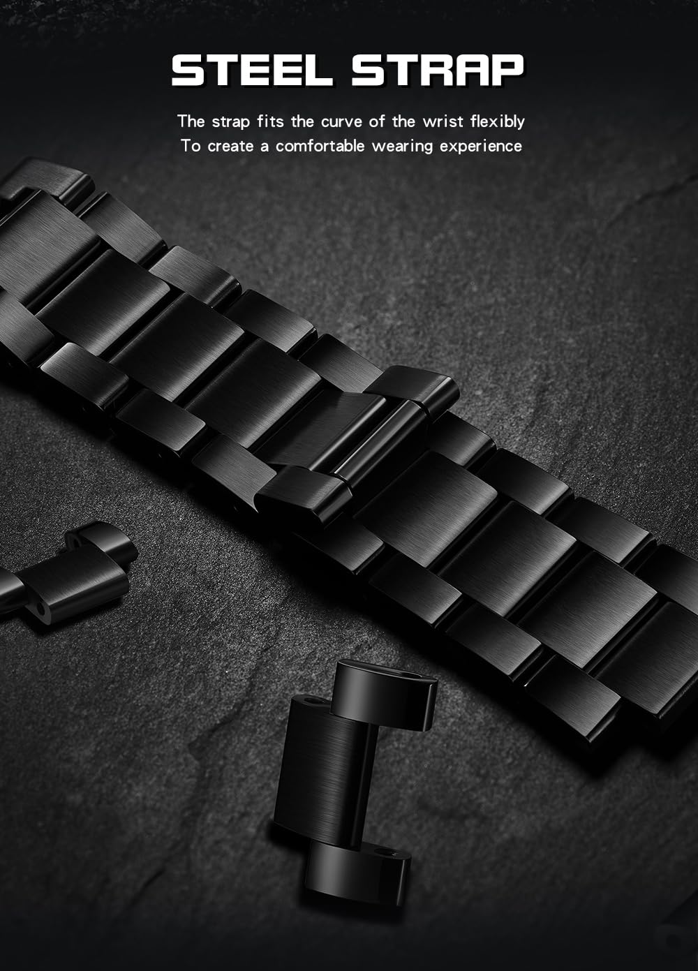 MASTOP - Reloj de coche para hombre, diseño hueco, resistente al agua, cuarzo analógico, correa de acero inoxidable, apto para hombres y amantes del coche