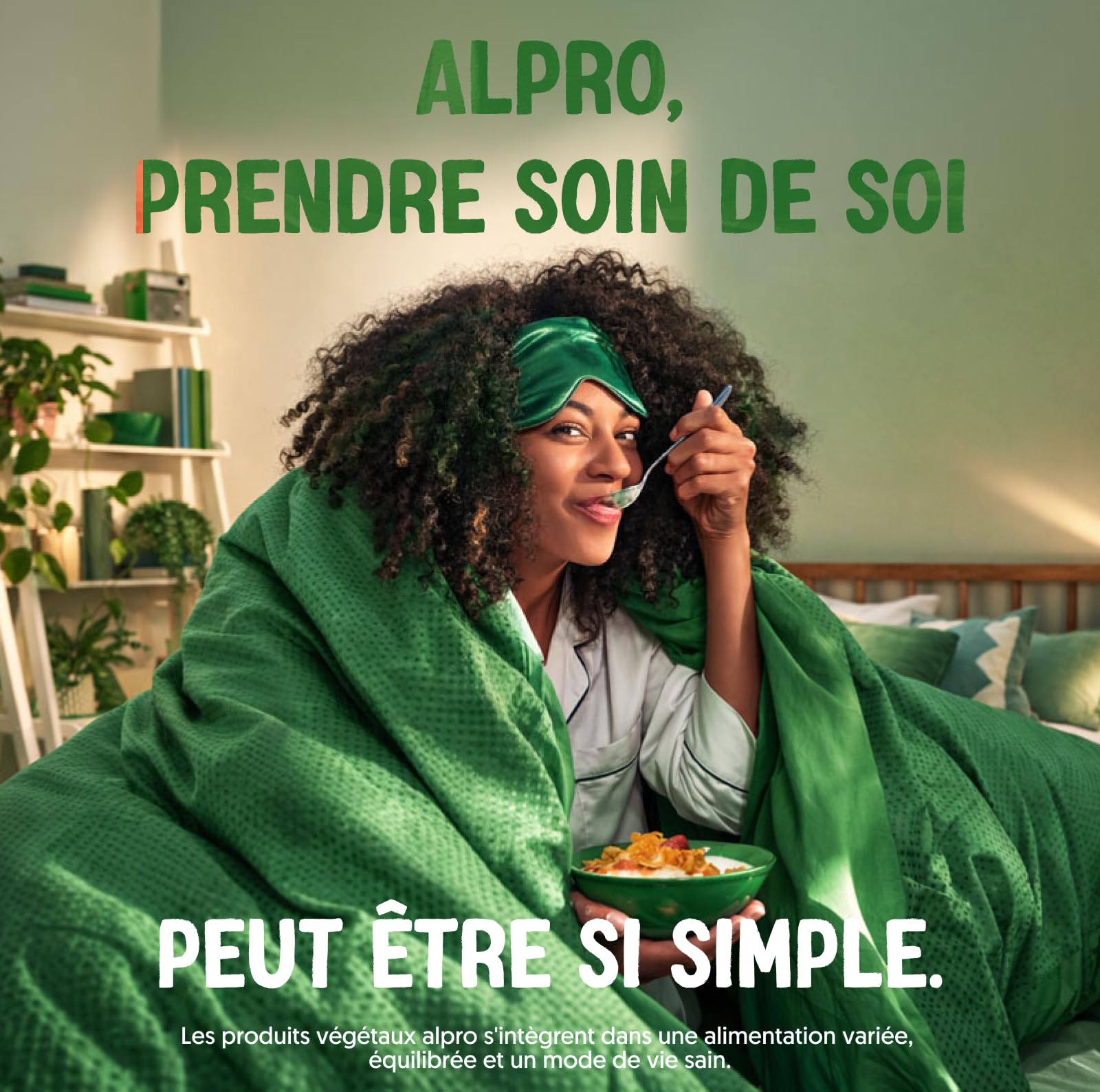 Alpro - Boisson Végétale - Matcha Coco - 1L - Lot de 8x1L