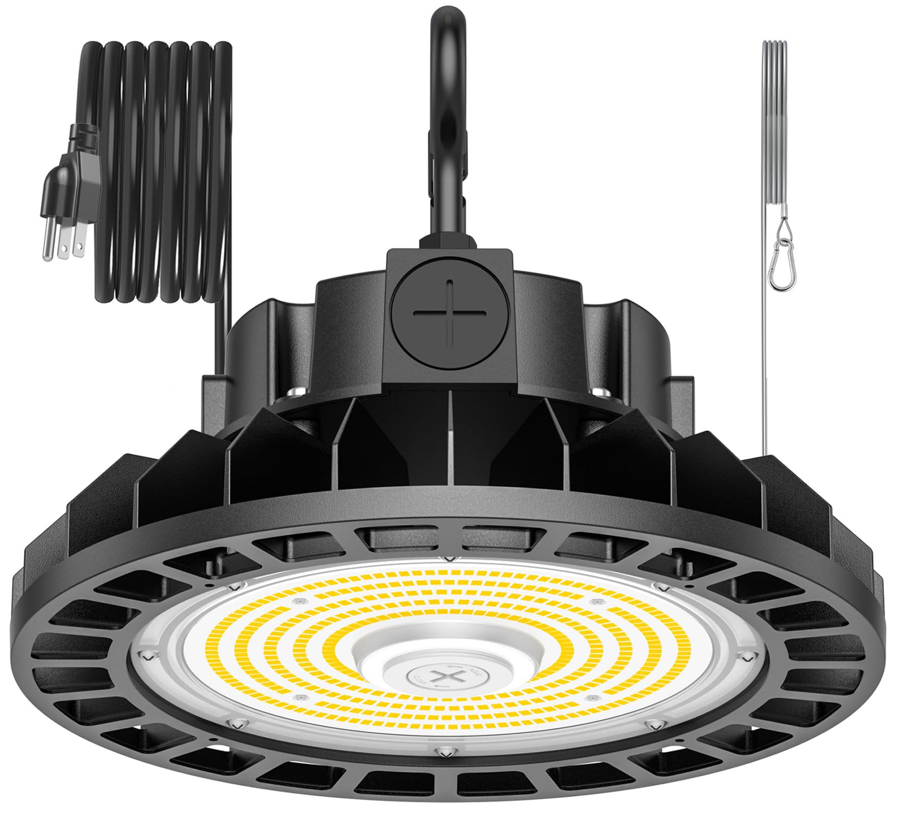 18-Pack Low Bay Light 150W Power-Selectable 120W 90W Highbay UFO LED High Bay Shop Light 4500K 5000K 5700K