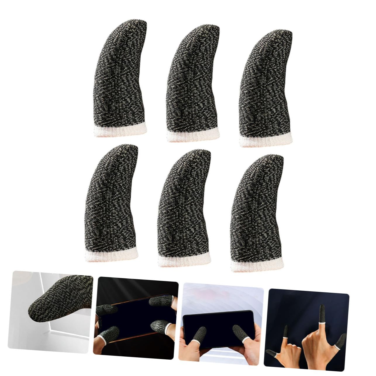 Amazon.co.jp: ARTIBETTER 6個タッチスクリーン用指サック モバイル