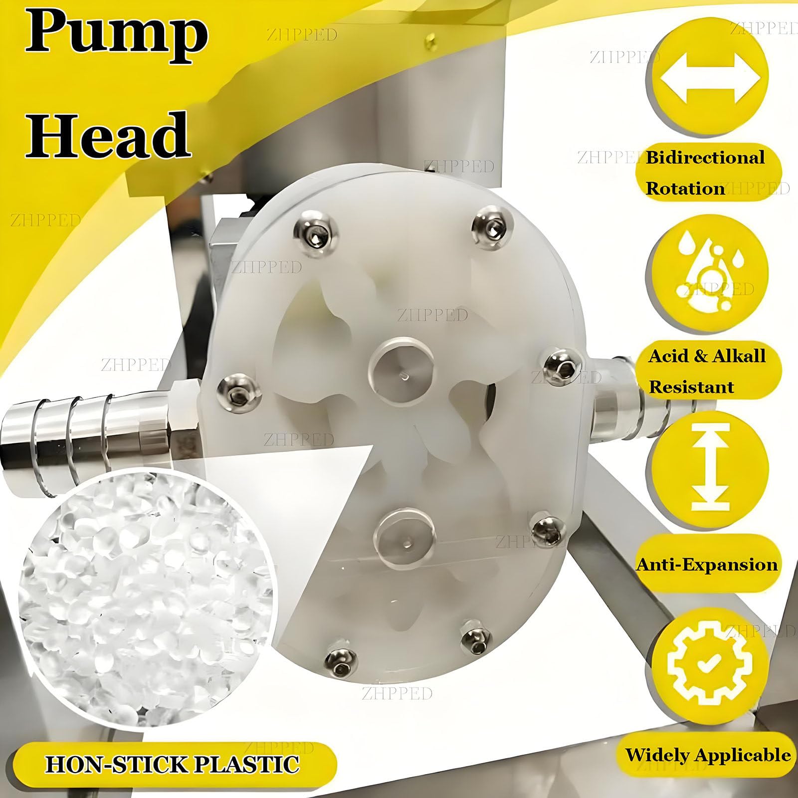Pompe électrique de Transfert de Liquide visqueux, Pompe à Miel Liquide visqueux, Pompe de Transfert de Miel Liquide 10 L/Min, Pompe à pâte avec Vitesse réglable