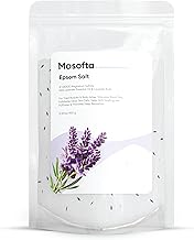 Masofta Epsom Salt For Foot Soak & Bath, Helps with Pain Relief, Muscle Pain, and Body Ache | Lavnder Fragrance 450gms - For Both Men & Women