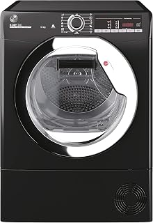 Hoover H-Dry 300 HLEC10TCEB Freestanding Condenser Tumble Dryer, Sensor Dry, WiFi Connected, 10 kg Load, Black