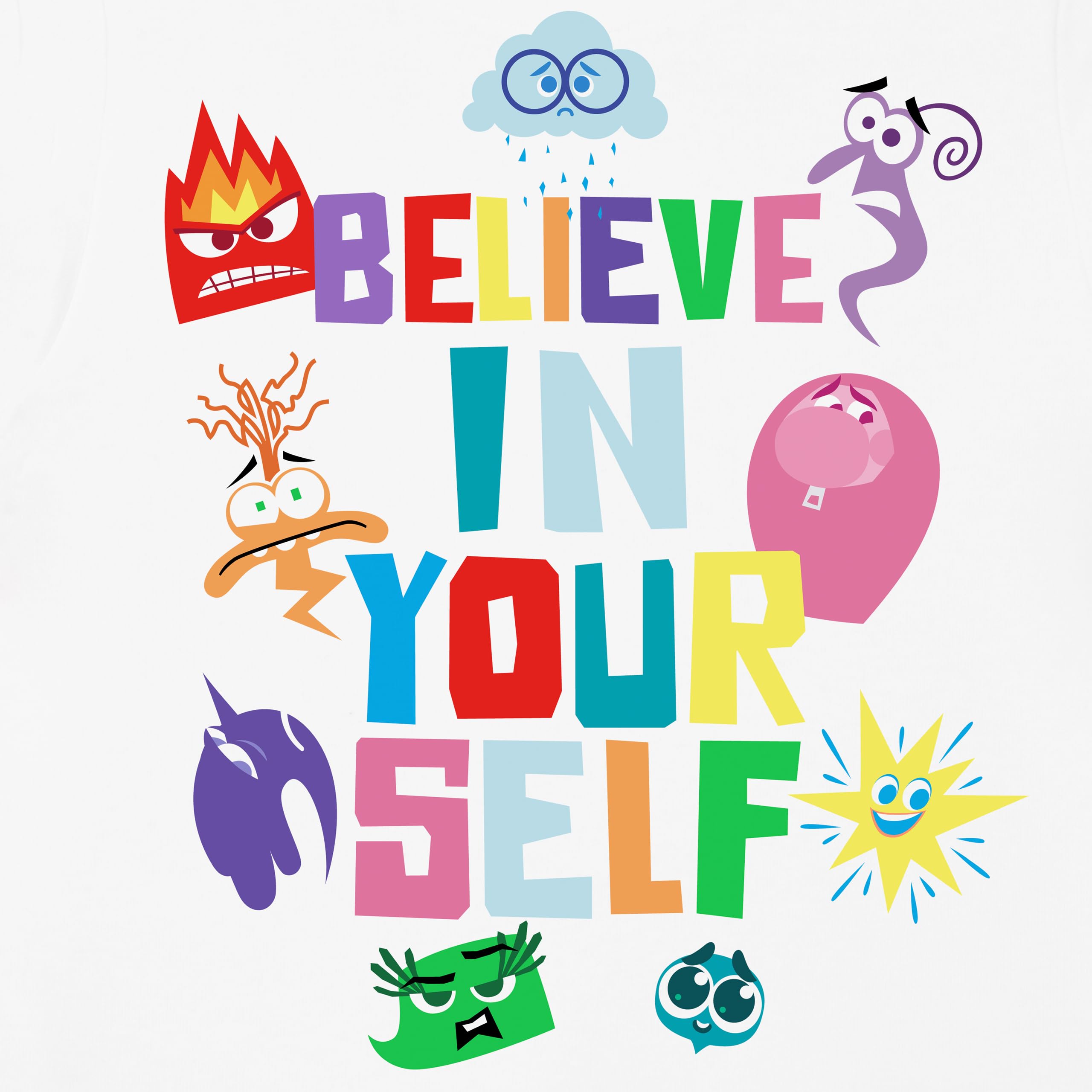 Disney Inside Out 2 Bluza Dla Dziewczynek | Bawełniany Jumper Dla Dziewczynek | Bluzy Dla Dziewczynek