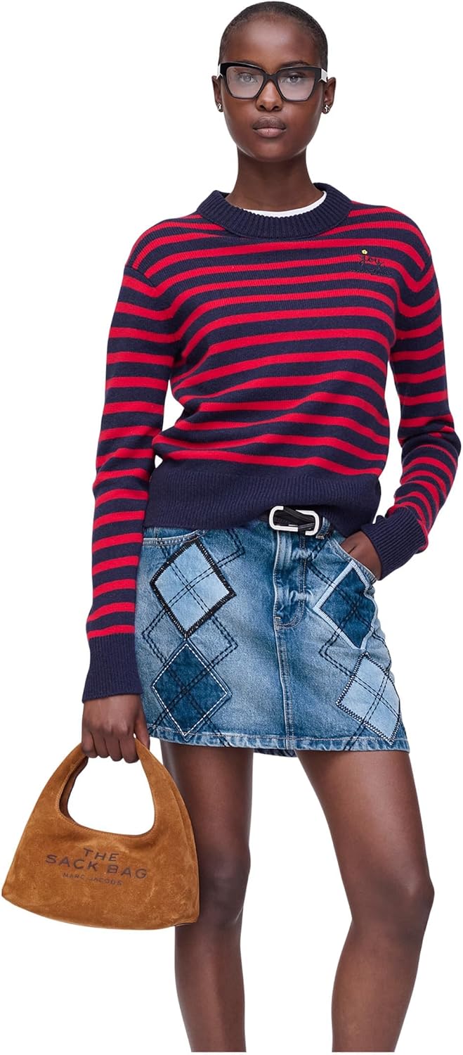 Marc Jacobs womens The Suede Mini Sack Bag - Image 2