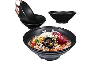 Unbreakable Japanese Style Plastic Ramen Bowl Set