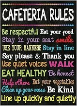 Elementary School Lunchroom Decor, Set of Encouraging Behavior Posters for Cafeteria Walls, Teacher Supplies for Classroom Management(Unframed,12x18inch(30x45cm))
