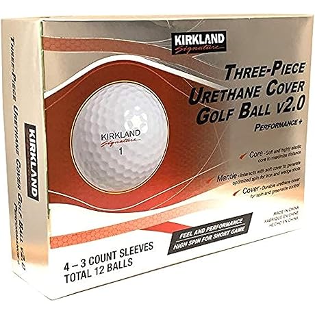Kirkland Signature Three-Piece Urethane Cover Golf Balls