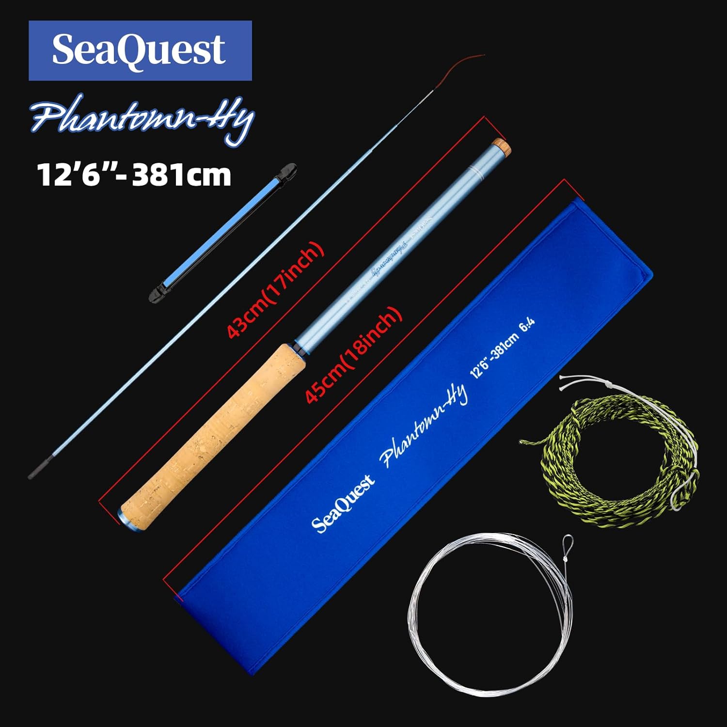 SeaQuest Glamour-LY Phantomn-HY Tenkara Fishing Rod